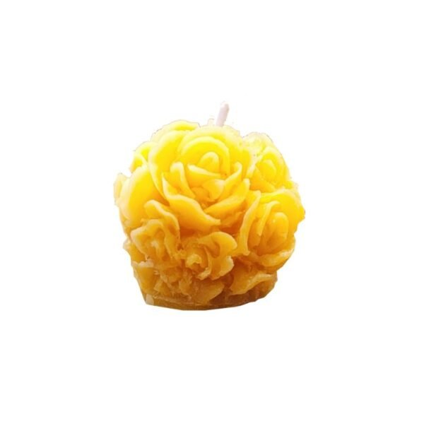 Bees wax flower candle
