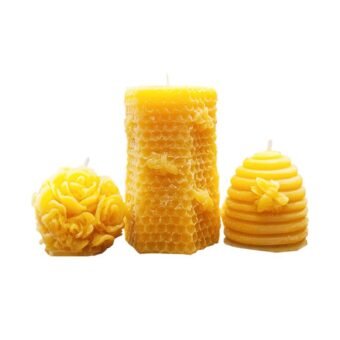 Beeswax selection candle